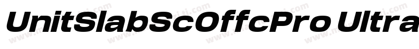 UnitSlabScOffcPro UltraIta字体转换